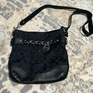 Black coach crossbody